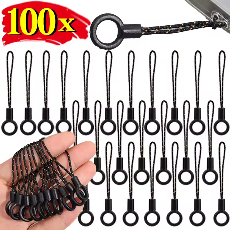 Phone Accessories Charms - สายคล้องนิ้วมือถือไนลอน สายคล้องโทรศัพท์ สายคล้องมือถือพร้อมห่วงสำหรับใส่ USB แฟลชไดรฟ์ MP3