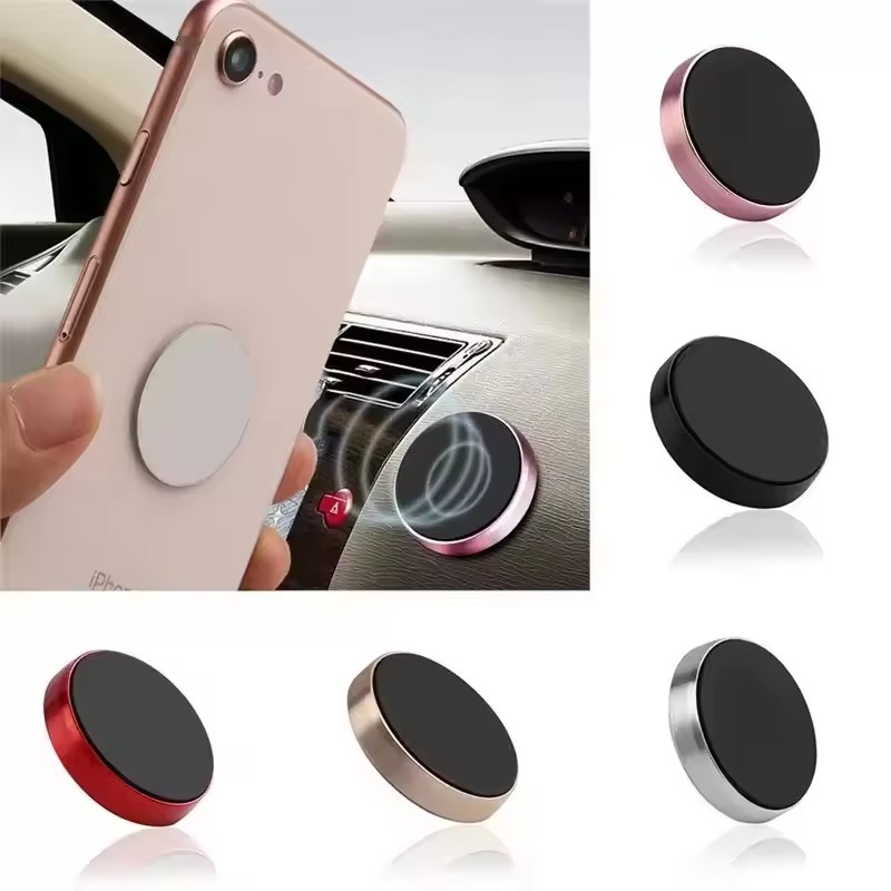 Phone Accessories Holder Car - ที่วางโทรศัพท์ในรถยนต์แบบแม่เหล็ก ที่วางโทรศัพท์ในรถยนต์แบบสากลสำหรับไอโฟน เสี่ยวมี่ หัวเว่ย ซัมซุงแดชบอร์ดติดผนังสติกเกอร์แม่เหล็กติดรถยนต์