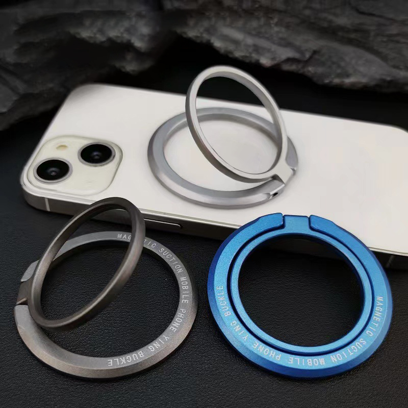 Phone Accessories Useful - ที่วางโทรศัพท์แบบวงแหวนแม่เหล็กใหม่ สำหรับอุปกรณ์เสริมแม่เหล็ก ที่วางแบบวงแหวนปรับได้ สำหรับเคสแม่เหล็ก iPhone