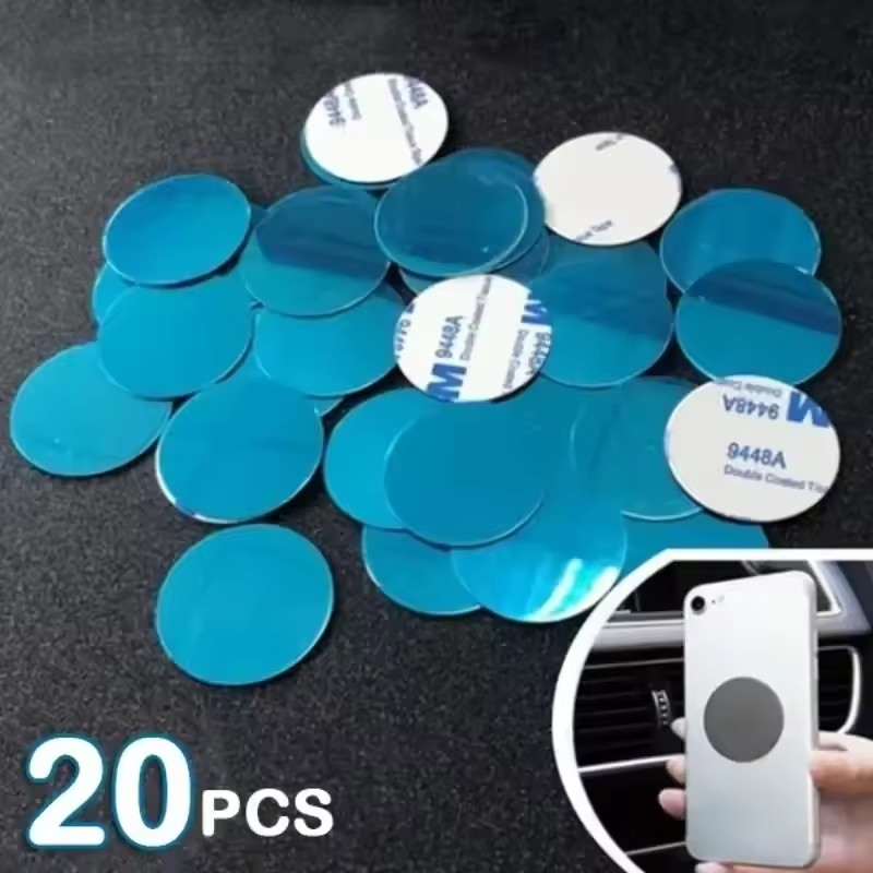1/50 ชิ้น สติกเกอร์แผ่นโลหะบาง - Phone Accessories Holder Car บทวิจารณ์และราคา